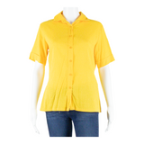 Womens Shirt Yellow Collared S