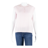 Womens Blouse Vest Pink Sleeveless S