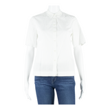 BANANA REPUBLIC Womens Shirt White Collared XS