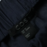 COS Womens Bardot Blouse Blue 3/4 Sleeve XS