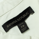 BANANA REPUBLIC Womens Shirt White Collared XS