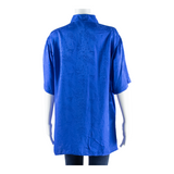 CITY LIFE Womens Printed Blouse Blue Paisley L