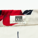 ARA MODEN Womens Printed Blouse Red Floral L