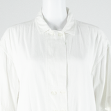 Womens Blouse White Fair Isle M