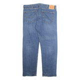 LEVI'S 505 Jeans Mens Blue Regular Straight Stone Wash W38 L32