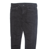 LEVI'S 512 Jeans Mens Black Slim Tapered W33 L32