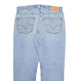 LEVI'S 505 Jeans Mens Blue Regular Straight Stone Wash W40 L30