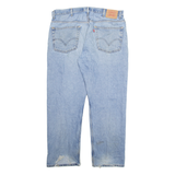 LEVI'S 505 Jeans Mens Blue Regular Straight Stone Wash W40 L30