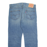 LEVI'S 504 Jeans Mens Blue Regular Straight Stone Wash W34 L30