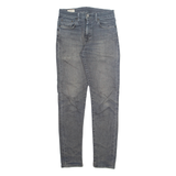 LEVI'S 512 BIG E Jeans Mens Grey Slim Tapered Stone Wash W28 L32