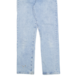 LEVI'S 501 BIG E Jeans Womens Blue Regular Straight Acid Wash W24 L28