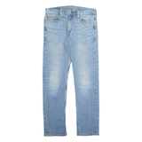 LEVI'S 504 Jeans Mens Blue Regular Straight Stone Wash W31 L29