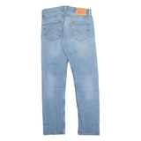 LEVI'S 504 Jeans Mens Blue Regular Straight Stone Wash W31 L29