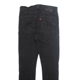 LEVI'S 512 BIG E Jeans Mens Black Slim Tapered W32 L32