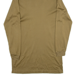 TEXTILES VERTRAUEN Mens Jersey Green Long Sleeve 1/4 Zip M