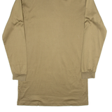 TEXTILES VERTRAUEN Womens Jersey Green Long Sleeve 1/4 Zip S