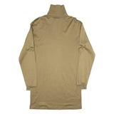 TEXTILES VERTRAUEN Womens Jersey Green Long Sleeve 1/4 Zip S