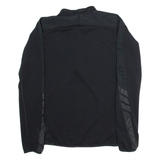 NIKE Mens Jersey Black Long Sleeve 1/4 Zip M