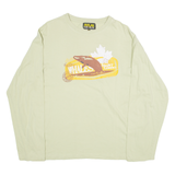 ATLAS FOR MEN Mens T-Shirt Green Long Sleeve XL