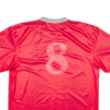 NIKE Courses Express 25 Mens T-Shirt Red V-Neck XL