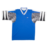 PRO TOUCH Mens T-Shirt Blue V-Neck XL