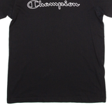 CHAMPION Womens T-Shirt Black S
