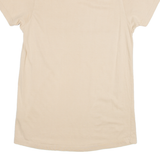 ADIDAS Womens T-Shirt Beige UK 12