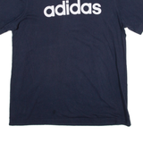 ADIDAS Mens T-Shirt Blue L