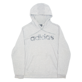 ADIDAS Mens Grey Hoodie M