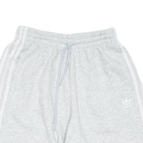 ADIDAS Womens Casual Shorts Grey Relaxed UK 8 W24