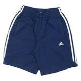 ADIDAS Mesh Lining Mens Swimming Shorts Blue Relaxed S W26