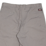 DICKIES Mens Workwear Shorts Grey Relaxed M W34