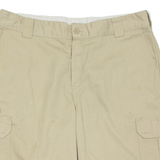 DICKIES Mens Workwear Shorts Beige Relaxed XL W38