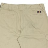 DICKIES Mens Workwear Shorts Beige Relaxed XL W38