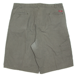 DICKIES Mens Workwear Shorts Green Relaxed 2XL W42