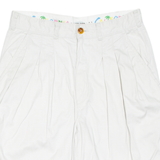 CALIFORNIA SUMMERTIME Womens Chino Shorts Beige Relaxed M W30