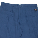DICKIES Mens Workwear Shorts Blue Relaxed 2XL W42