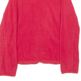 ADIDAS Womens Fleece Jacket Red UK 14