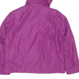BALLY Womens Jacket Purple Hooded UK 8