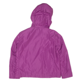 BALLY Womens Jacket Purple Hooded UK 8