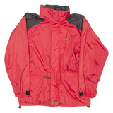 NORDCAP Mens Jacket Red Hooded Colourblock M