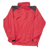NORDCAP Mens Jacket Red Hooded Colourblock M