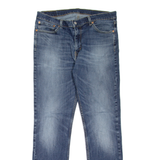 LEVI'S 511 Jeans Mens Blue Slim Straight Stone Wash W36 L34