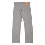 LEVI'S 513 Jeans Mens Grey Slim Straight W29 L30