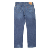 LEVI'S 514 Jeans Mens Blue Slim Straight Stone Wash W34 L32