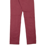 LEVI'S 511 Jeans Mens Red Slim Straight W28 L32