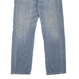 LEVI'S 505 Jeans Mens Blue Regular Straight Stone Wash W36 L32