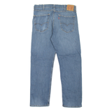 LEVI'S 505 Jeans Mens Blue Regular Straight Stone Wash W38 L30