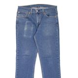 LEVI'S 511 Jeans Mens Blue Slim Straight Stone Wash W32 L30