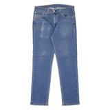 LEVI'S 511 Jeans Mens Blue Slim Straight Stone Wash W32 L30